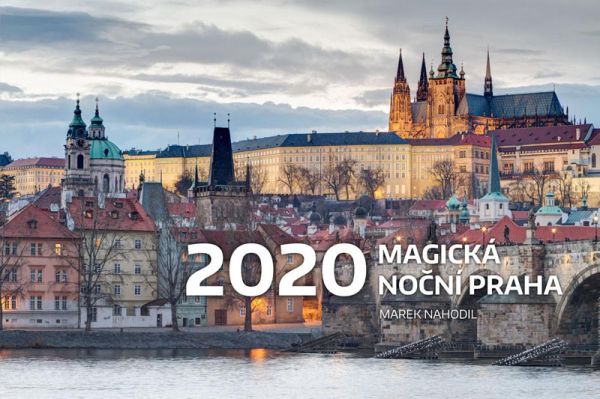 Nástěnný kalendář Magická noční Praha 2020
